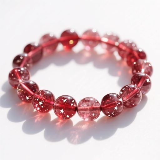 红幽灵满天星手串