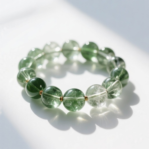 绿幽灵聚宝盆手串