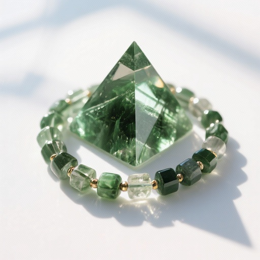 绿幽灵金字塔手串